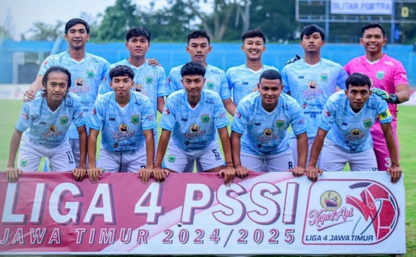Sapu Bersih Grup H dengan Kemenangan, Persikoba Melenggang ke Babak 32 Besar Liga 4 Jatim