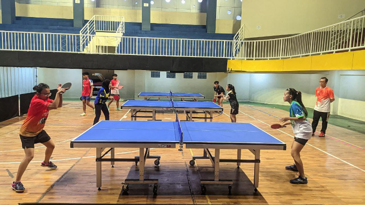 Atlet Tenis Meja Kota Batu Genjot Latihan Demi Raih Juara Umum di Porprov 2025