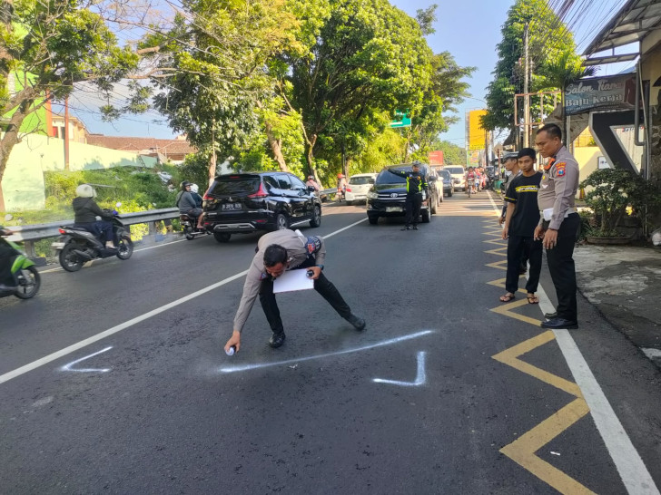Kecelakaan di Depan MAN Batu, Satu Tewas, Satu Luka Patah Tulang