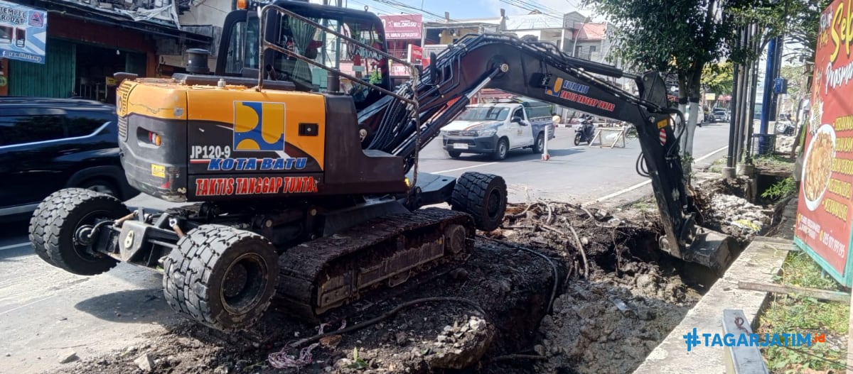 Infrastruktur Naik Kelas! PUPR Batu Kebut Revitalisasi Pedestrian dan Drainase di 11 Lokasi Strategis