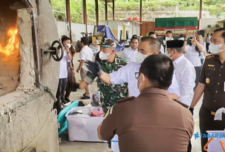 Dari Sabu hingga Ekstasi, Kejari Batu Musnahkan Barang Bukti Puluhan Perkara